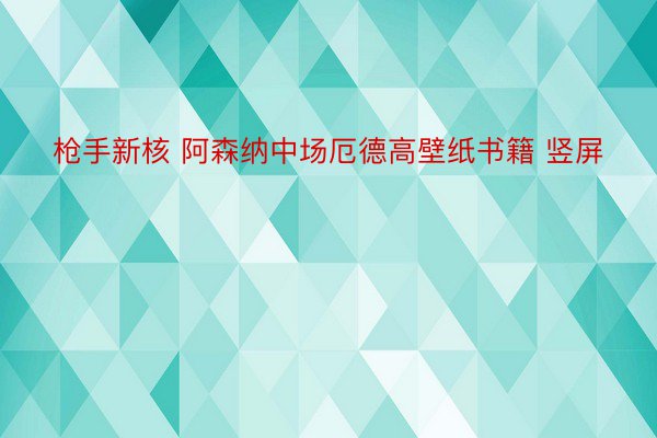 枪手新核 阿森纳中场厄德高壁纸书籍 竖屏